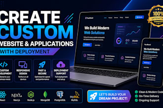 create custom websites for your businesses with deployment