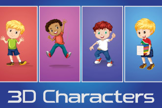 do 2d 3d custom nft art and mascot cartoon character design