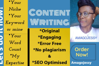 be your best SEO blog ghost writer, I will also edit wordpress blog posts