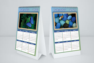 design a professional wall calendar for new year 2024