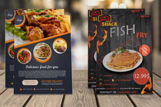 design business flyers party flyers food flyers event flyers in just 8 hours