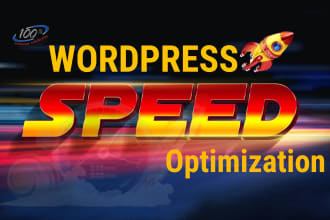 increase page speed and wordpress speed optimization