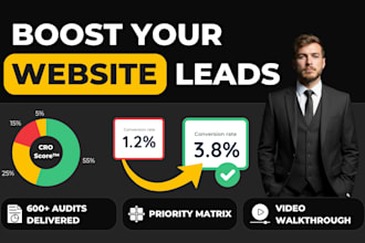 audit b2b b2c saas websites to boost leads and conversions