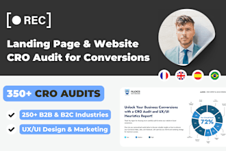 provide a cro audit of your website or landing page