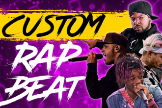 produce a professional exclusive custom rap beat