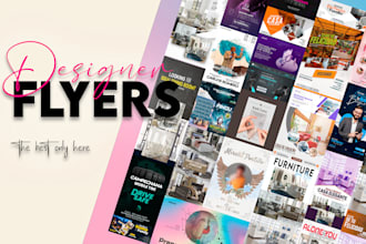 do an awesome business flyer design