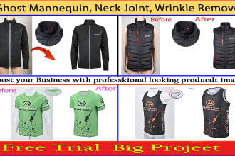 wrinkle remove ghost mannequin neck joint photo manipulation