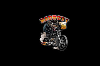 create high quality biker logo for your business