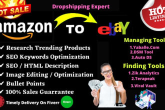 do amazon to ebay dropshipping listings