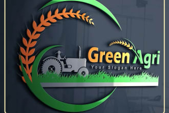 create excellent agriculture and farm logo desgin