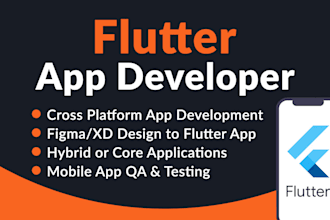 building mobile app, flutter developer,mobile app development