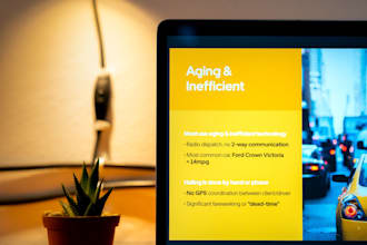 create business pitch deck presentation design