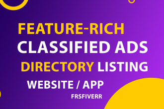 create classified website directory website b2b