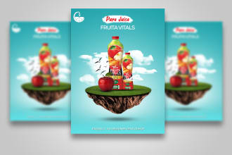 design product ads, website slide, poster, banner, flyer etc