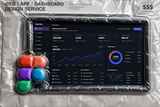 design premium web app in figma, saas apps, ai tools, crms, dashboard designs