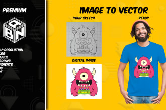 redraw image or logo to ai png pdf and more