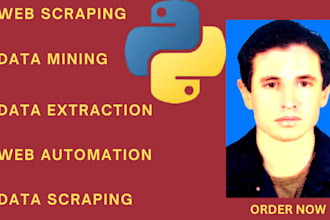 do python scraper,webcrawling,data scraper for any website