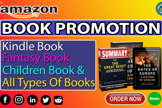 promote and viral your amazon books in USA, UK, and canada