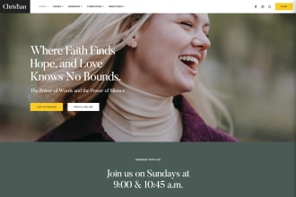 build wordpress website or redesign your church website