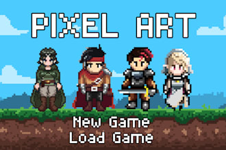 draw pixel sprites for your indie rpg game