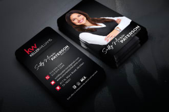 do attractive real estate realtor business card design