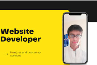 convert psd jpg file to website using html css and bootstrap