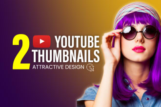 design the best youtube thumbnail
