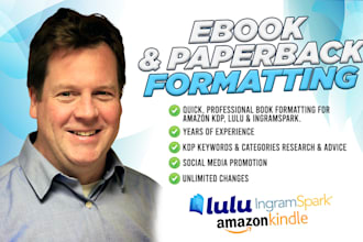 format your manuscript for ebook or paperback