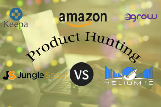 do amazon product hunting, research, sourcing  for private label and wholesale