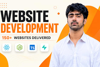 do ai website development, full stack developer, frontend backend developer