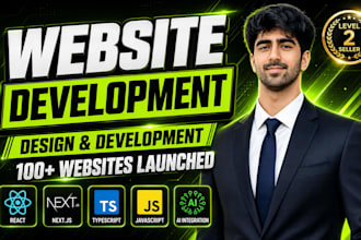 do ai website development, full stack developer, frontend backend developer