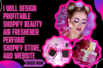 shopify beauty air freshener perfume shopify store, beauty shopify store website