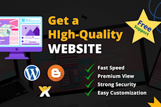build high quality website, fast speed and strong security
