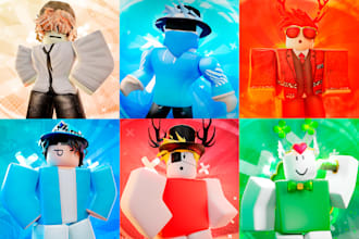 make you a bright and flashy roblox gfx profile picture