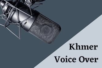 do narration voice over in khmer and english