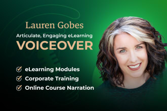 record a professional e learning corporate narration