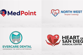 perfect mental healthcare dental medical nutrition pharmacy coaching logo design