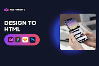 convert design to a responsive website