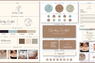 do luxury signature logo, social media kit, brand identity, and full branding