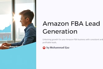 provide 1 replenishable lead for amazon online arbitrage
