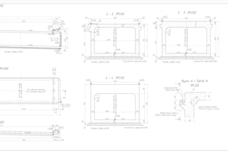 reinforcement of building construction drawings in autocad