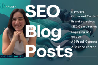 provide SEO blog articles that convert