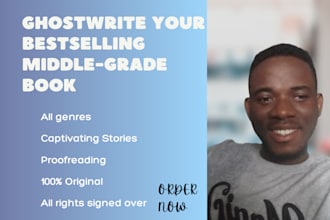ghostwrite, rewrite your middle grade fiction book