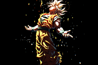 create your custom dbz style oc or anime character design