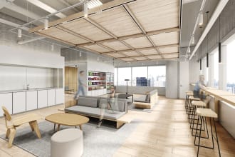 interior design and render your office