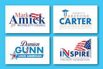 do modern and update political campaign logo