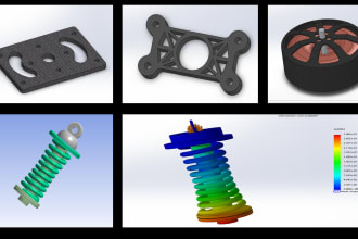 do industrial product design, fea, in solidworks fusion and catia