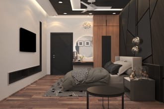 do interior design and decorator for bedroom, living room, kitchen, bathroom