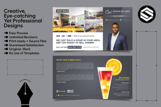design modern and corporate postcards