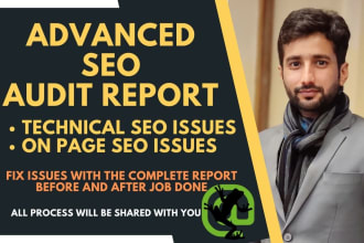 perform on page and technical SEO audit of website